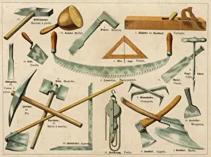 Building and Masonry Tools Print