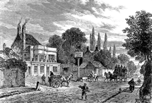 The Bull and Last Inn, Kentish Town, 19th century The Bull and Last Inn, Kentish Town, 19th century