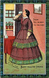 Early 20th Century Print: Bunty Pulls The Strings, 1911