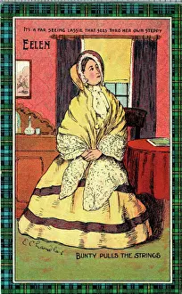 Early 20th Century Print: Bunty Pulls The Strings