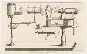 Horizontal Microscope Print