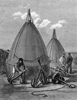 Buoys and Grapnels used in recovering the Atlantic Telegraph Buoys and Grapnels used in recovering the Atlantic Telegraph