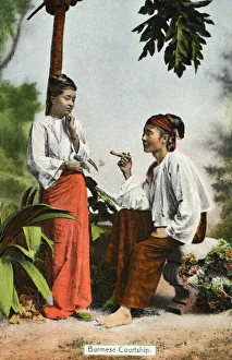 Burma (Myanmar) - Traditional Costume (2/4) Burma (Myanmar) - Traditional Costume (2/4)