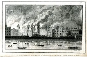 Burning of the Houses of Parliament, 16 October 1824 Burning of the Houses of Parliament, 16 October 1824