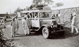 Bus service, Khewra, Punjab, British India Bus service, Khewra, Punjab, British India