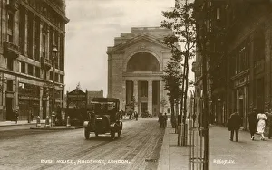 Bush House, Kingsway, London. Date: circa 1910s Bush House, Kingsway, London. Date: circa 1910s