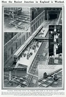 How the Busiest Junction in England is Worked: Print, 1914