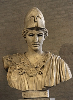 Bust of Athena. Roman sculpture after original of about 420 Bust of Athena. Roman sculpture after original of about 420