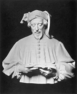Famous English Writers Prints: Bust of Chaucer