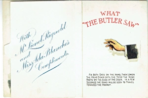 What The Butler Saw by E F Parry and Frederick Mouillot What The Butler Saw by E F Parry and Frederick Mouillot