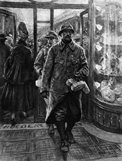 Buying Easter presents: an entente leave-scene in Paris Buying Easter presents: an entente leave-scene in Paris
