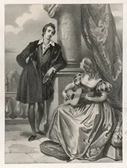 Regency Era Art Prints: Byron & Guiccioli