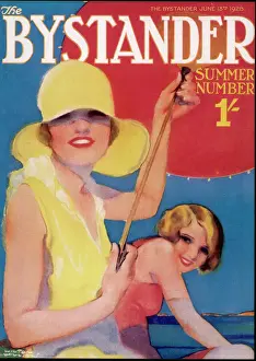 Vintage Beachwear Prints: The Bystander Summer Number 1928