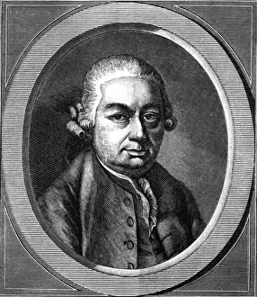German Classical Musicians Prints: C P E Bach (Bong)