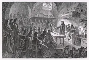 17th Century Science Prints: C17 Science Lecture