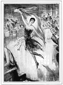 Jazz Age Entertainment Art Prints: Cabaret dancer (1926)