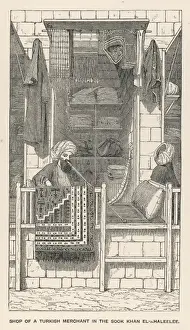 Egyptian Market Scene Prints: Cairo Merchant