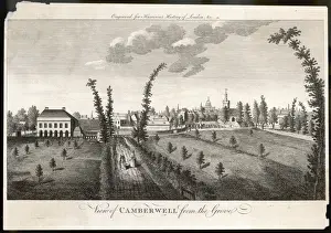 Camberwell Print - Village View from the Grove