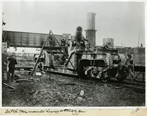 World War One Weapons Prints: Camouflaged Ammo Train