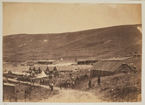 Camp of the 4th Light Dragoons - soldiers quarters Camp of the 4th Light Dragoons - soldiers quarters