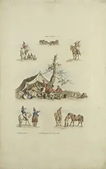 Napoleonic Wars Art Prints: Camp Scenes