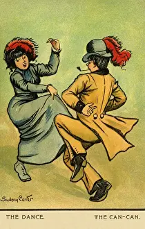 Historical Dance Performances Prints: The can-can