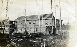 Canada - Ontario - Mining Town - Porcupine City - Shuniah Hotel with two guests Canada - Ontario - Mining Town - Porcupine City - Shuniah Hotel with two guests