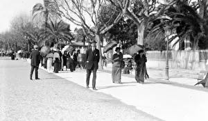 Cannes Beachfront, 1913 Print: A Century of Seaside Change