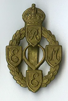 Cap badge, Royal Electrical and Mechanical Engineers Cap badge, Royal Electrical and Mechanical Engineers