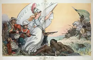 Puck Magazine Illustrations Prints: From the Cape to Cairo