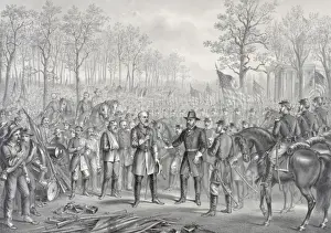 Robert E Lee Prints: Capitulation & surrender of Robt. E. Lee & his army at Appom