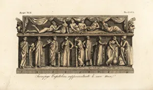 Capotoline sarcophagus representing the Nine Muses Capotoline sarcophagus representing the Nine Muses