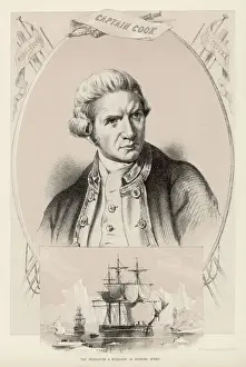 Maritime History Art Prints: Captain Cook / M Smith
