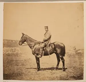 British Empire Military Leaders Prints: Captain Pechell, 77th