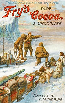 Royal Navy Collection: Captain Robert Falcon Scott - Frys Cocoa Advert
