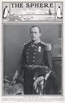 Captain Robert Falcon Scott Royal Naval Uniform Print