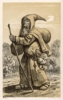Catholic Church History Prints: Capuchin Monk