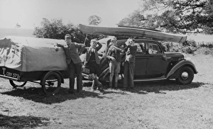 Car with Trailer Tent Car with Trailer Tent