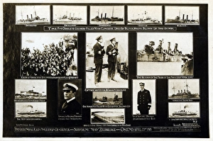 Card commemorating Zeebrugge and Ostend raid, WW1 Card commemorating Zeebrugge and Ostend raid, WW1