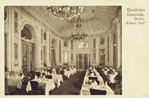 The Cardiner Saal at the Weinstuden Kempinski, Berlin, 1920s The Cardiner Saal at the Weinstuden Kempinski, Berlin, 1920s