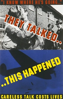 Careless Talk Costs Lives - WWII poster Careless Talk Costs Lives - WWII poster