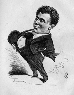 Caricature of the actor Edward Righton Caricature of the actor Edward Righton