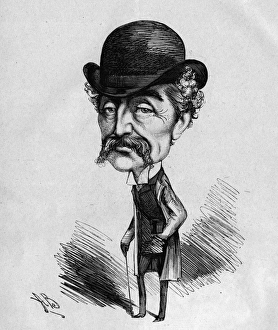 Caricature of Alexander Henderson, theatre owner Caricature of Alexander Henderson, theatre owner