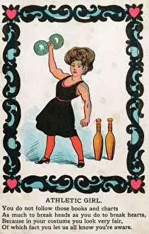 Caricature of Annette Kellerman - Swimmer and Actress Caricature of Annette Kellerman - Swimmer and Actress