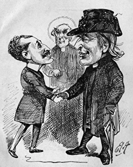 Caricature, Archbishop of Canterbury, Augustus Harris Caricature, Archbishop of Canterbury, Augustus Harris