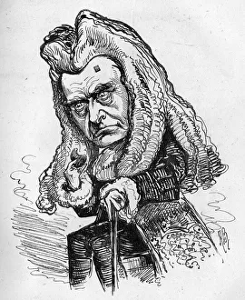 Caricature of Arthur Cecil, English actor and playwright Caricature of Arthur Cecil, English actor and playwright
