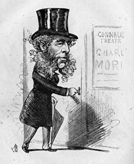 Caricature of Charles Morton, theatre manager Caricature of Charles Morton, theatre manager