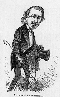 Caricature of the English writer E L Blanchard Caricature of the English writer E L Blanchard