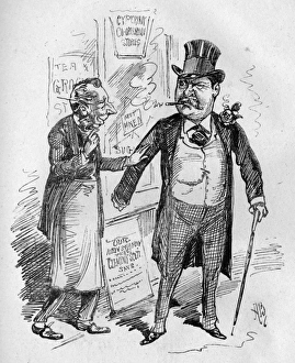 Caricature of G A Sala, English journalist Caricature of G A Sala, English journalist