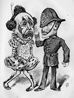 Caricature of Harry Payne and Augustus Harris Caricature of Harry Payne and Augustus Harris